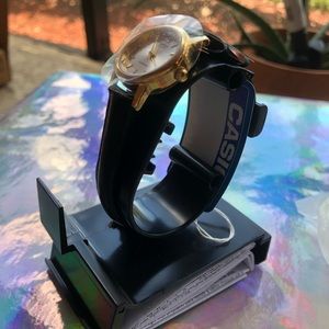 Casio Accessories - Casio Women’s Black Leather Watch Casio Accessories - Casio Women’s Black Leather Watch
